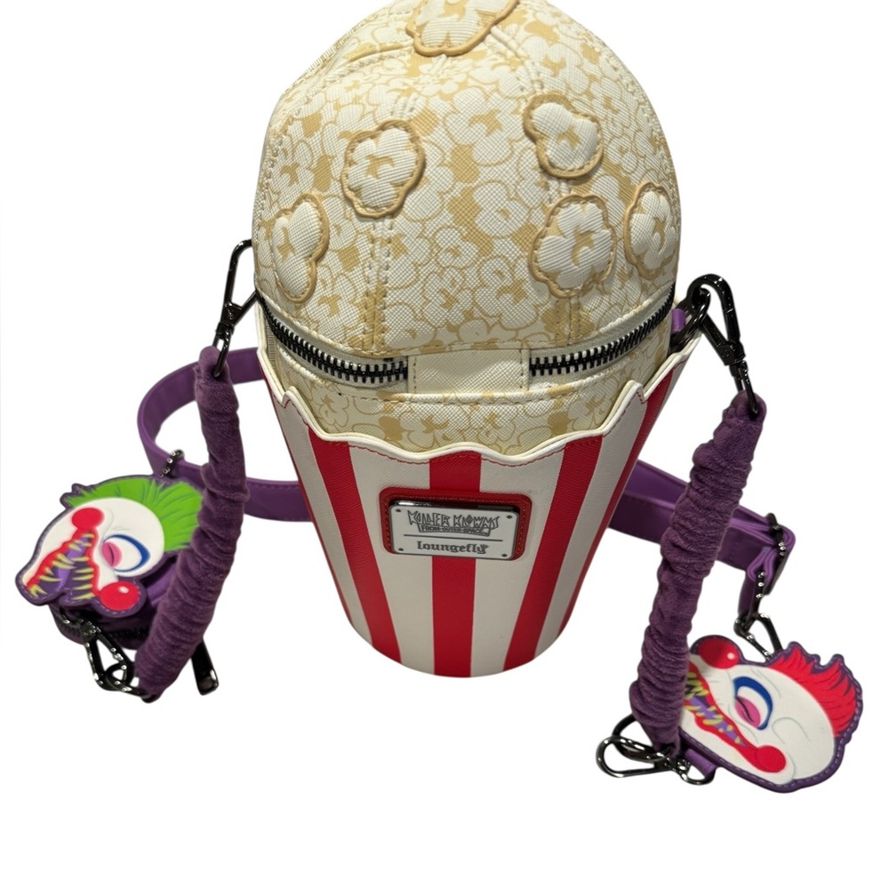 Loungefly Killer Klowns Popcorn Crossbody purse
